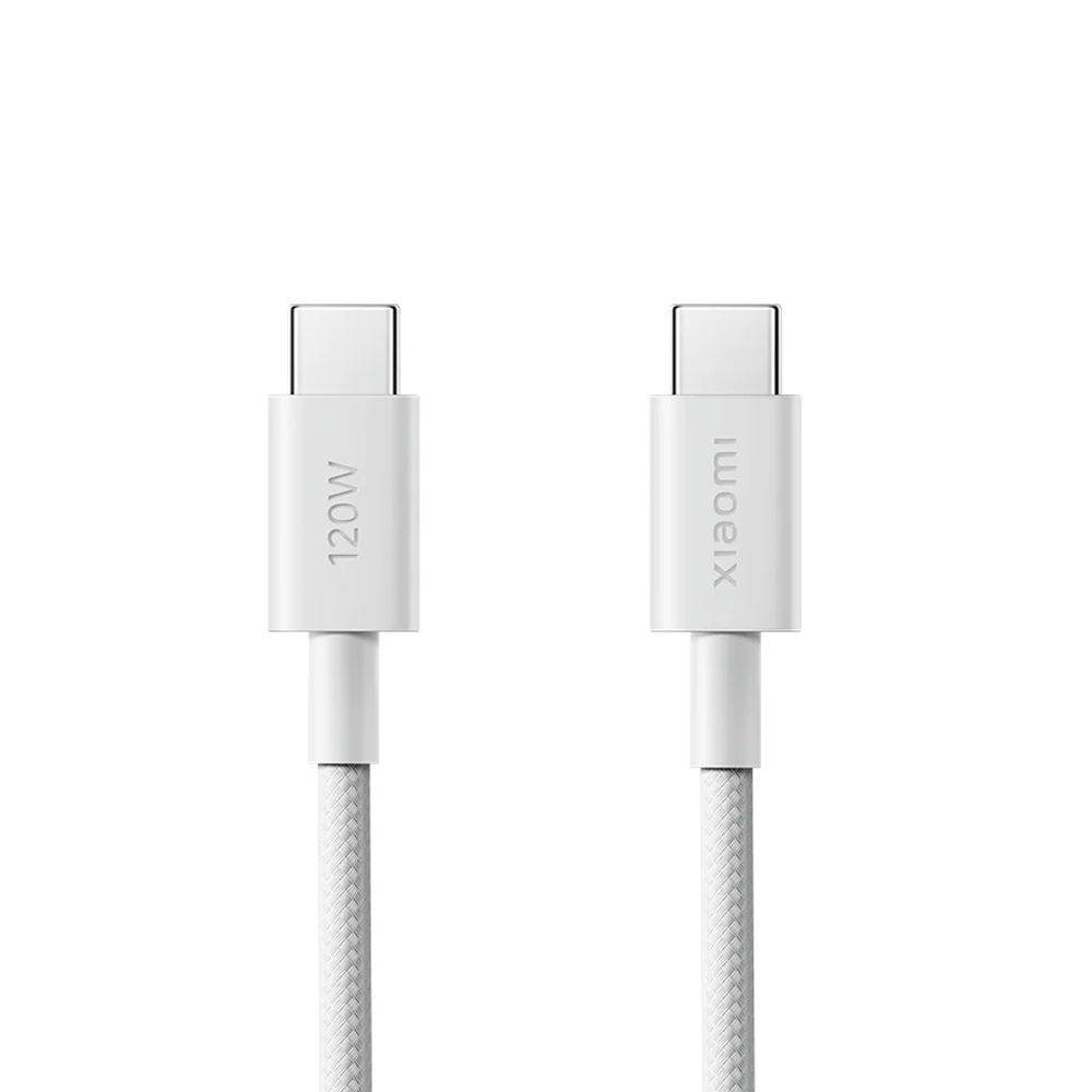 Xiaomi 6A Braided USB-C to USB-C Cable 2m White