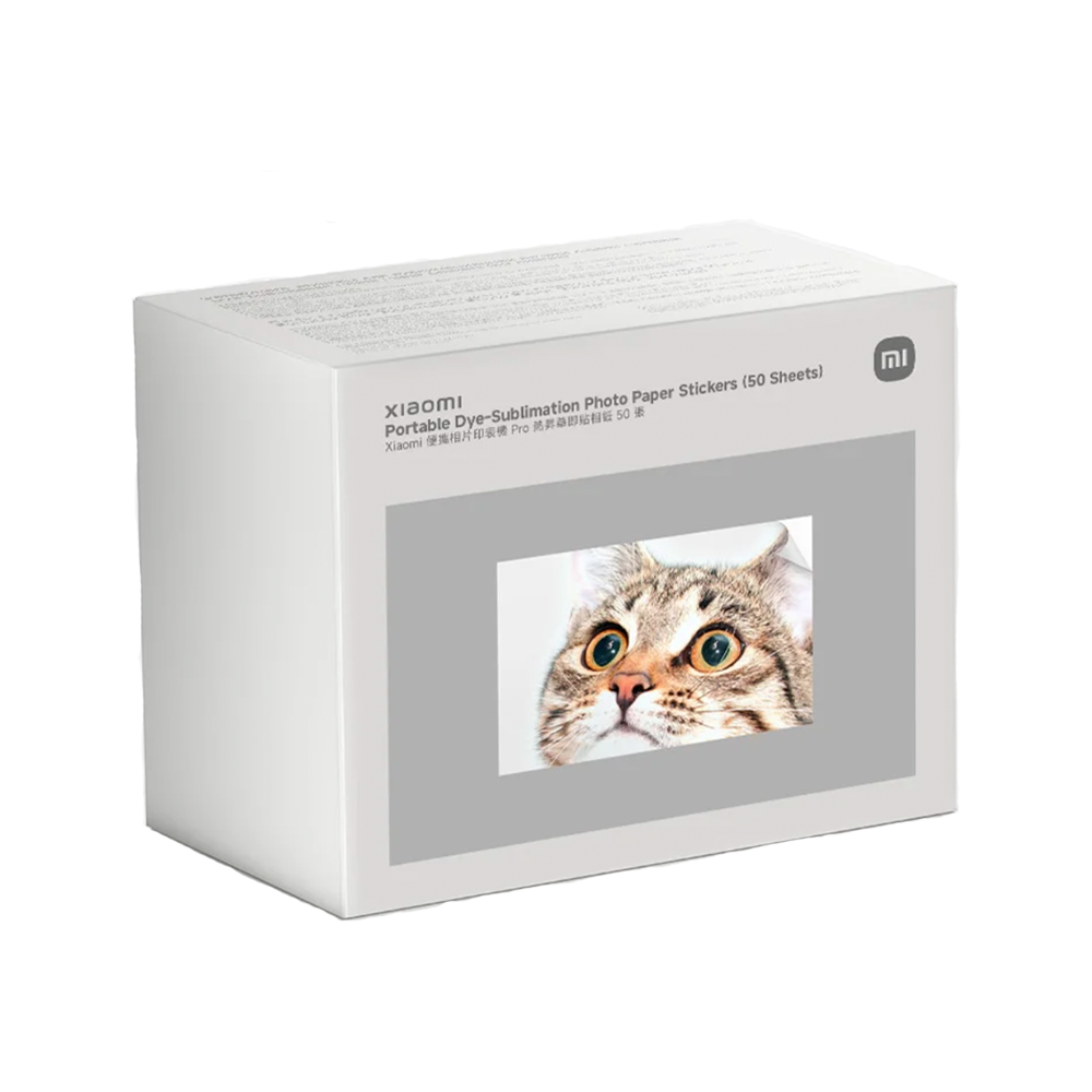 Xiaomi Port Dye-Sublimation Photo Paper Stickers 50 Sheets